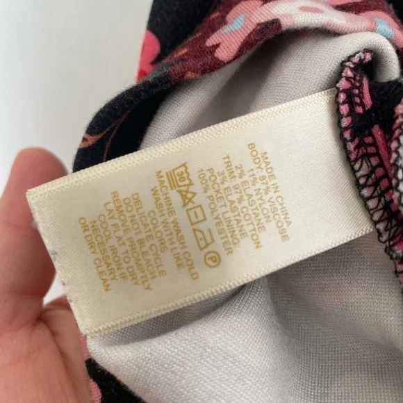 Kate Spade Toddler Designer Dress Floral Button Snap Baby 140/10Y - Picture 6 of 8